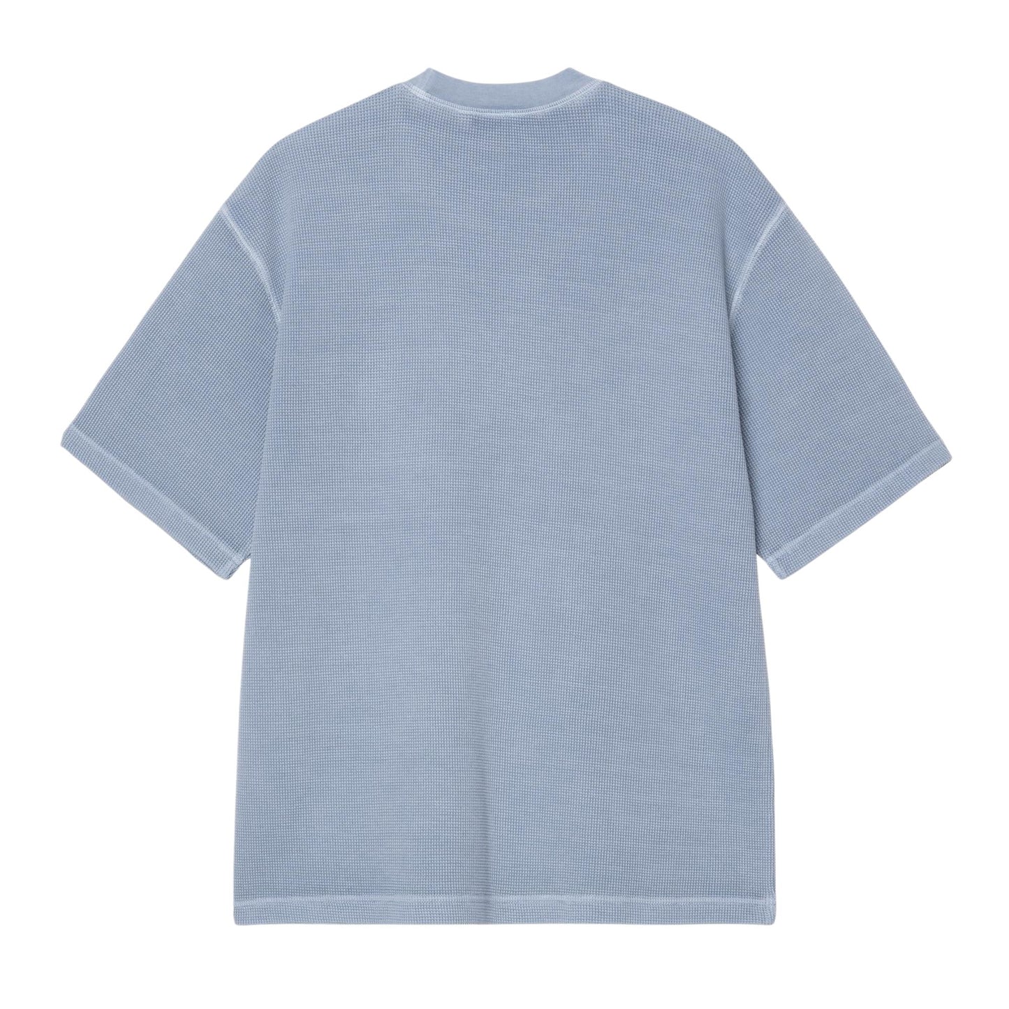 S/S Nelson Waffle T-Shirt - Gentle Blue