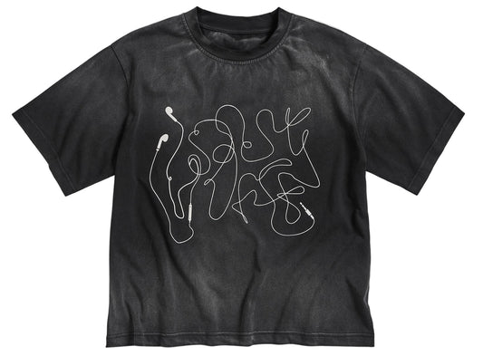 3D Cable Logo Tee
