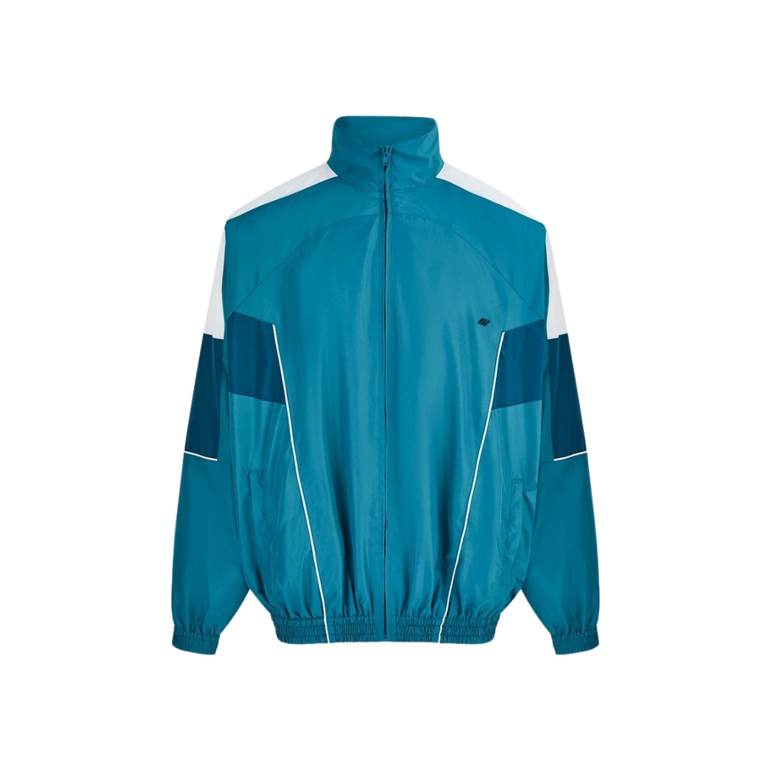 Oversized Paneled Track Jacket