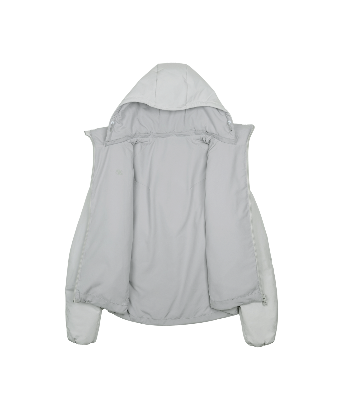 Reversible Puffer Jacket - Light Grey