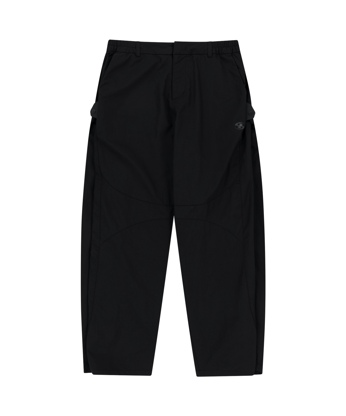 Side Snap Pants - Black