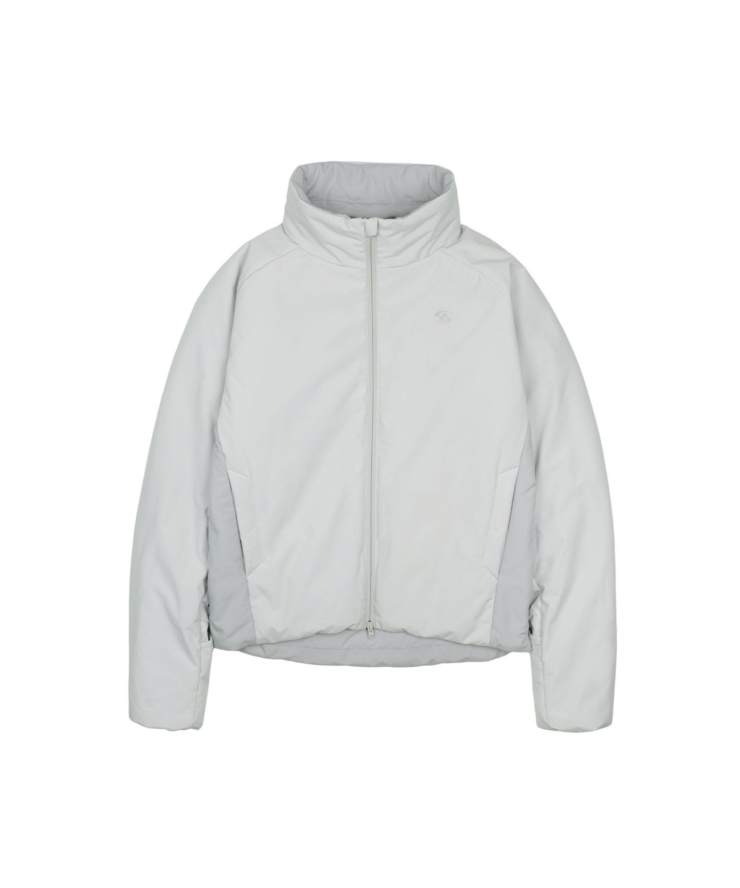 Reversible Puffer Jacket - Light Grey