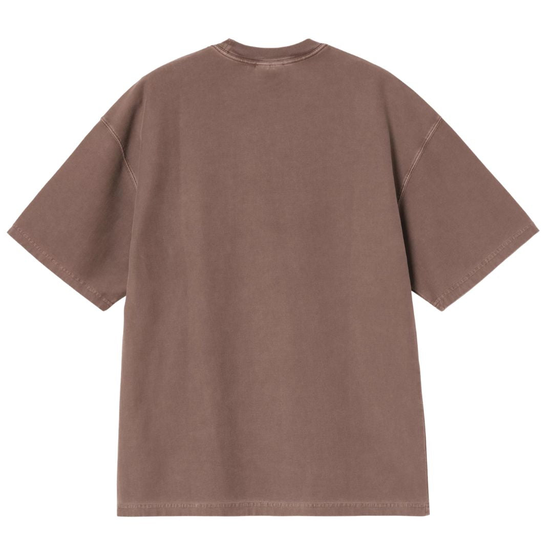 Short Sleeve Loose Pocket T-Shirt - Tobacco