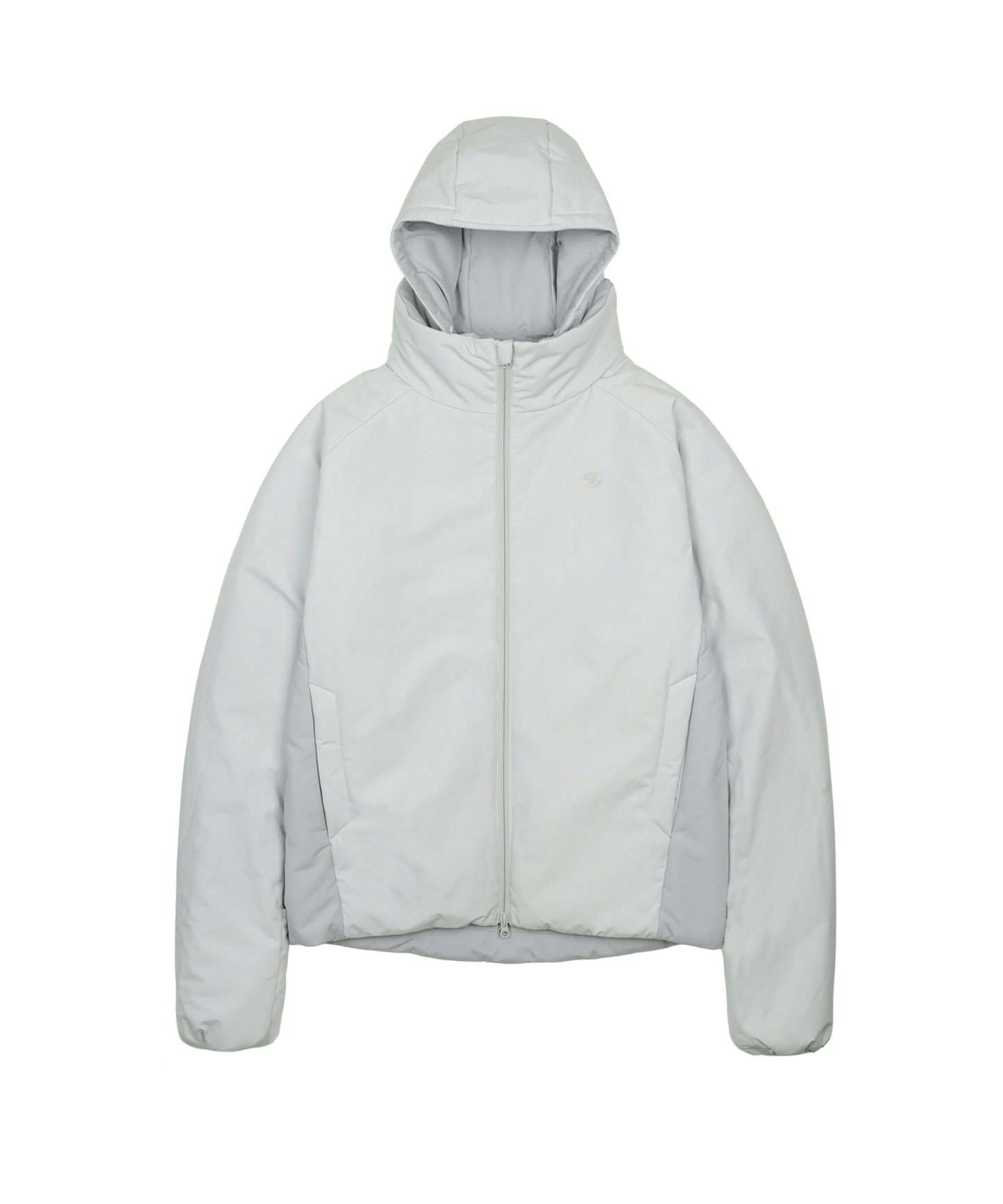 Reversible Puffer Jacket - Light Grey