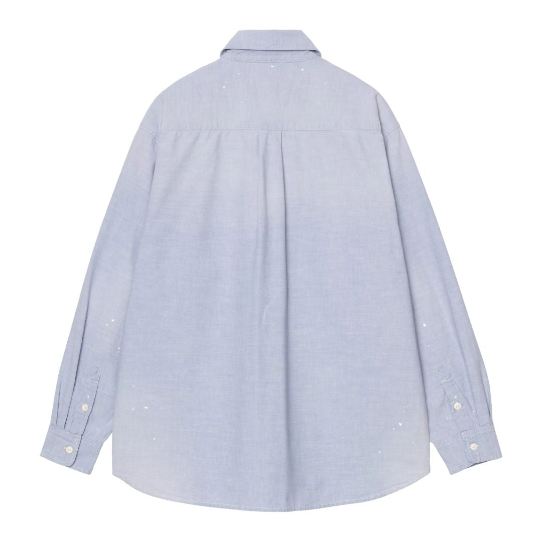 Long Sleeve Painter Shirt - Blue