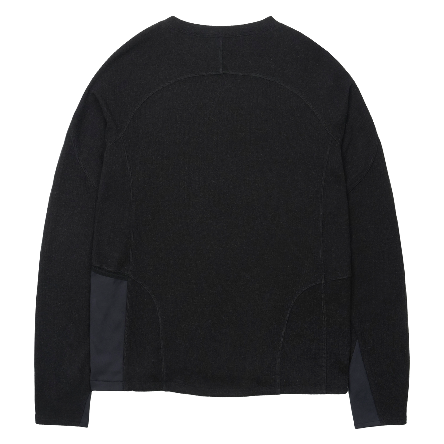 Ribbed Long Sleeves - Black