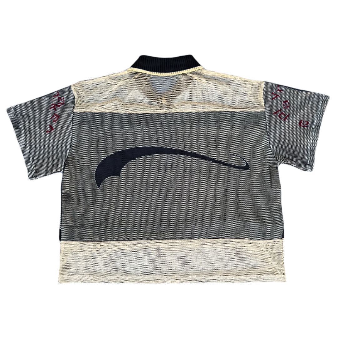 Double Layer Mesh Jersey - Cream