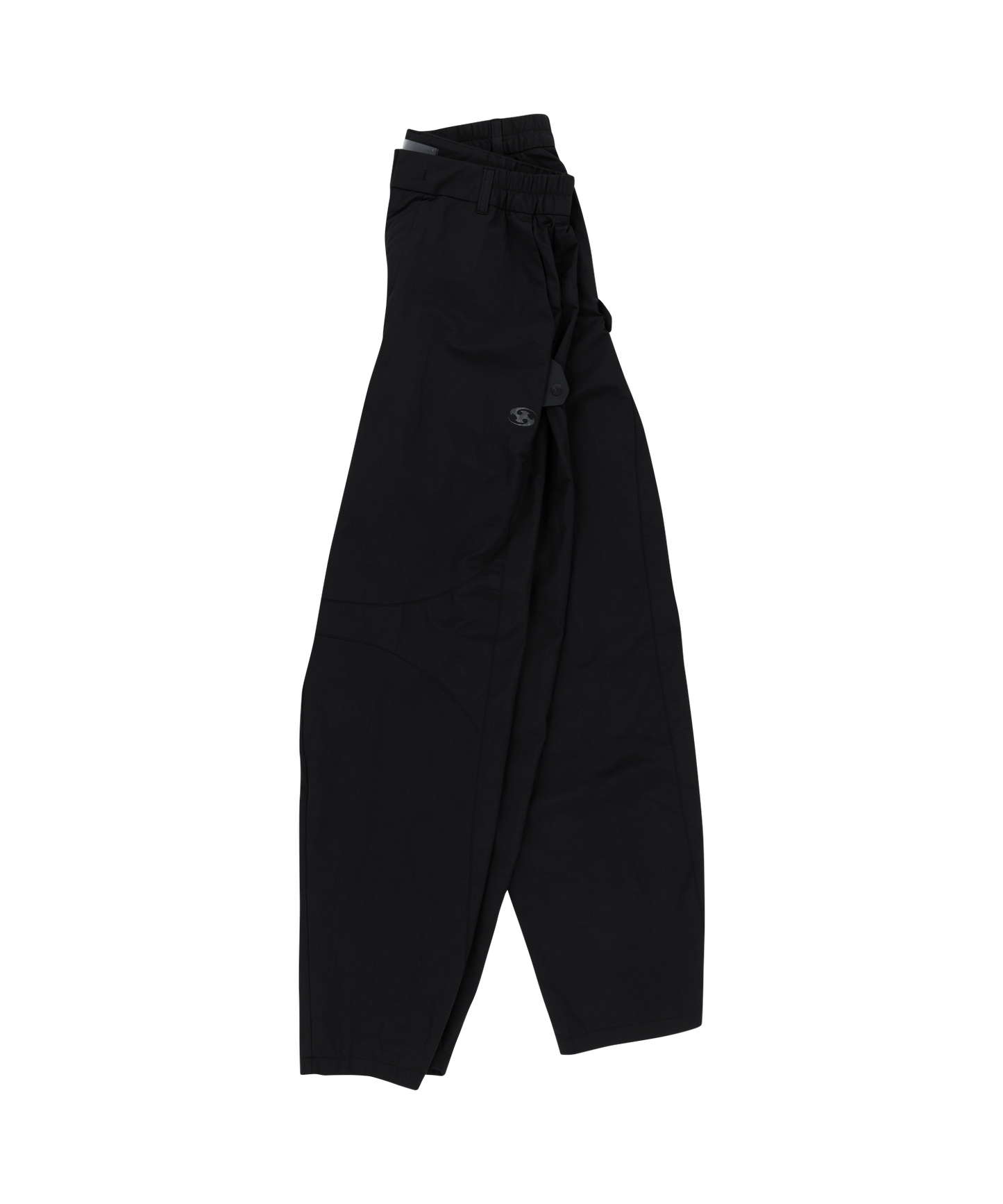 Side Snap Pants - Black