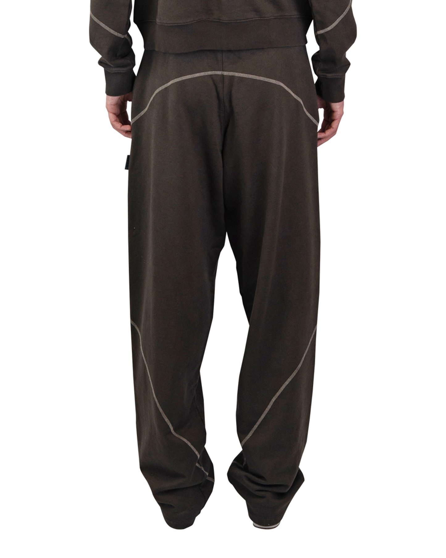 Coverstitch Movement Trackpants - Brown
