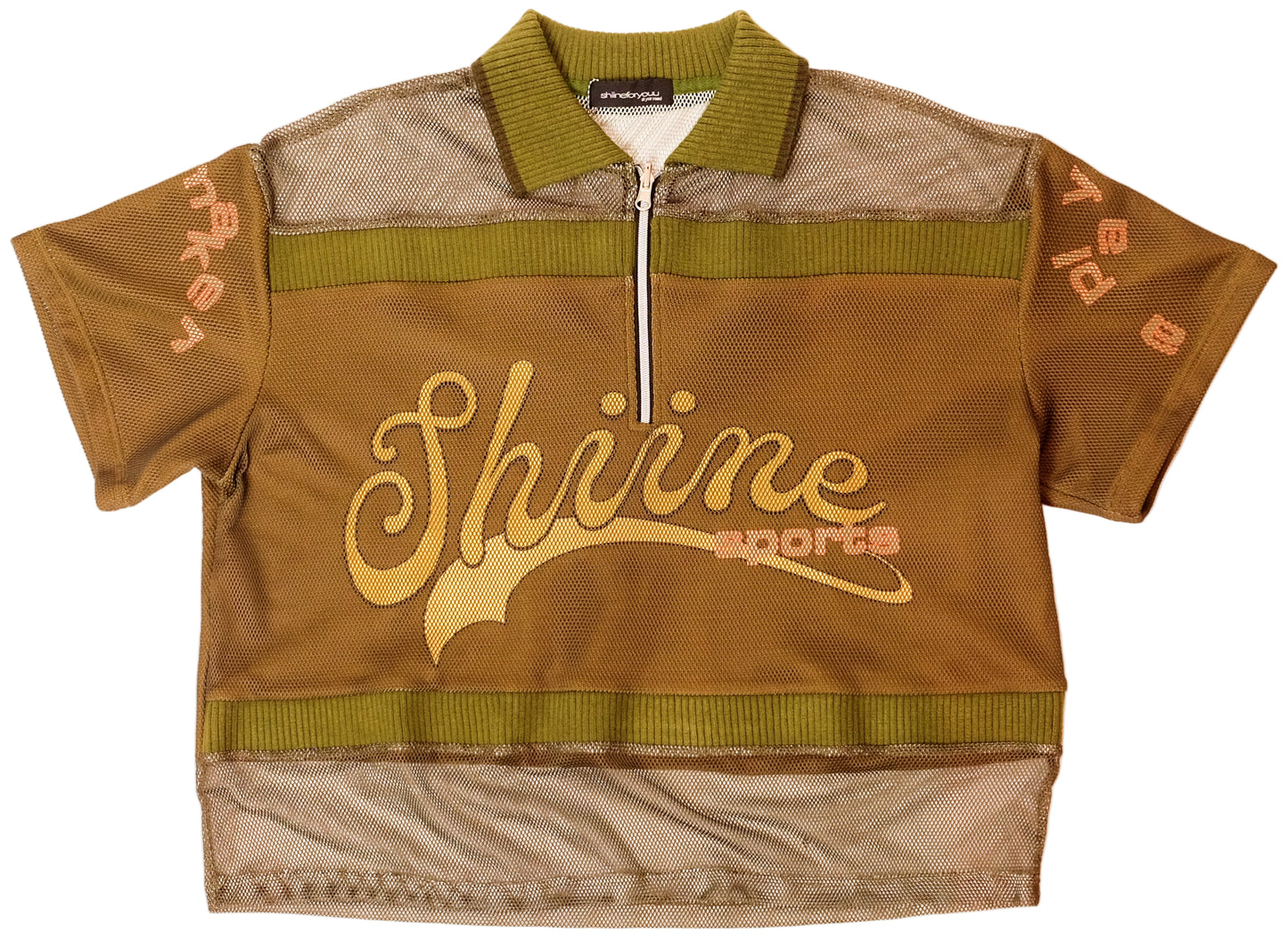 Double Layer Mesh Jersey - Green