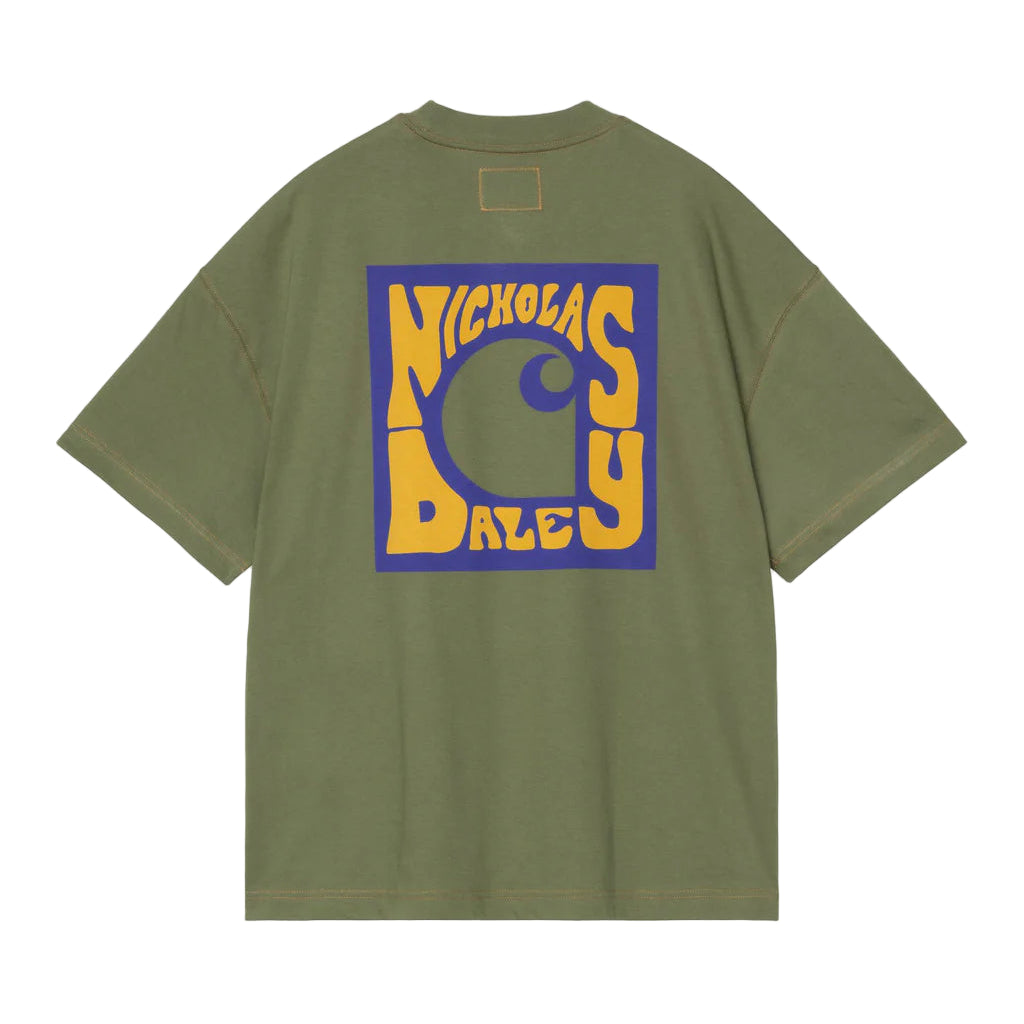 Nicholas Daley Logo T-Shirt - ND Cypress - CONSIGNMENT
