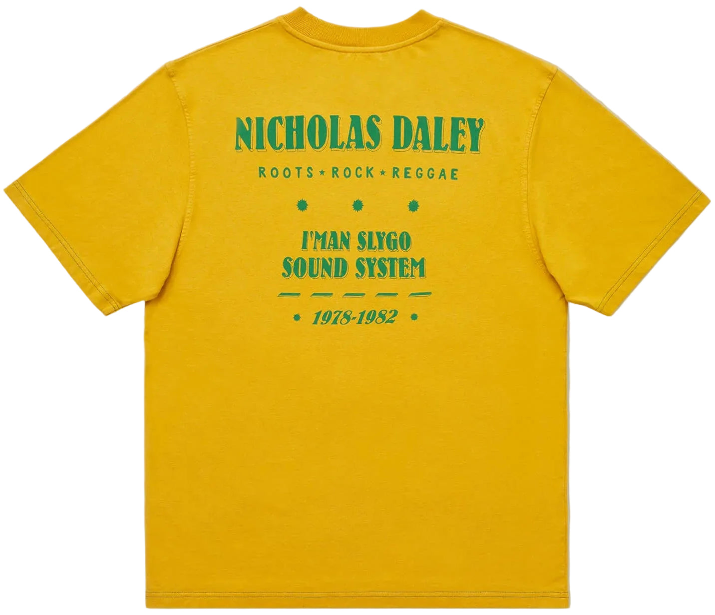 Roots Rock Reggae Tee - Gold