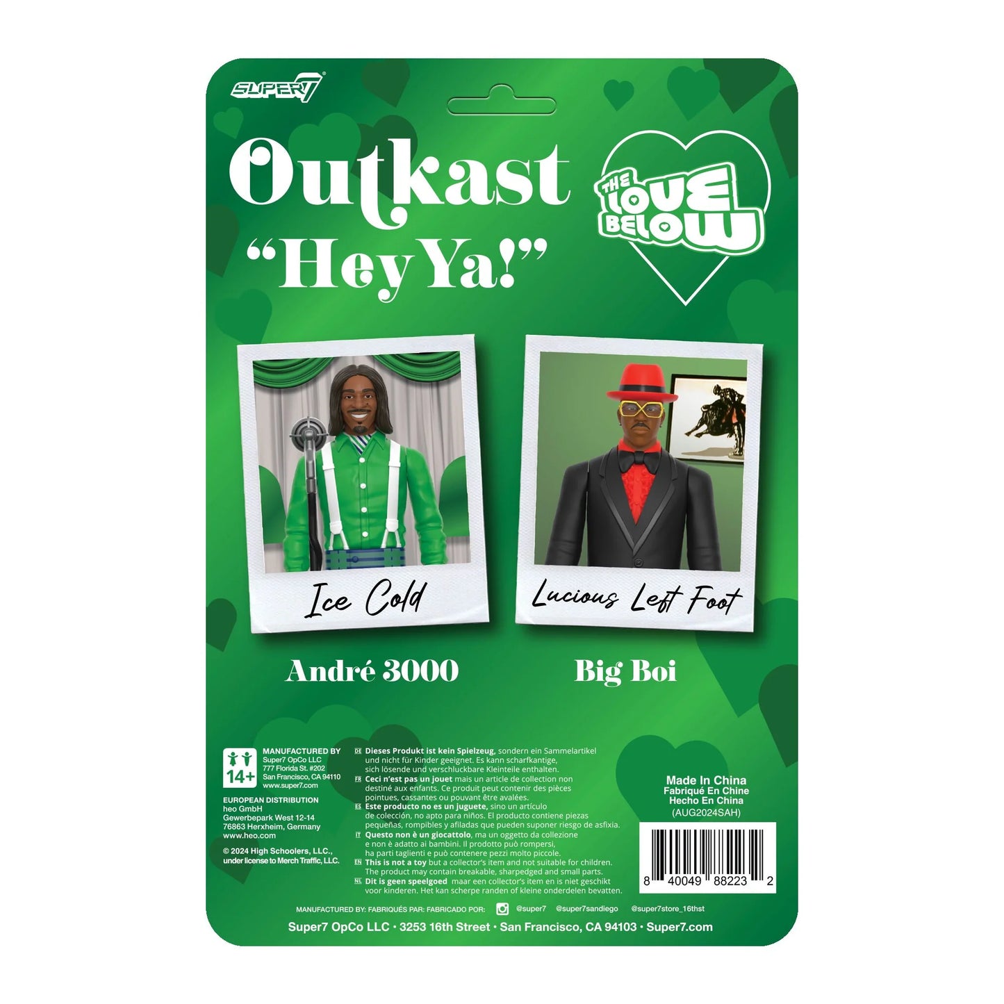 OutKast ReAction Figures Wave 04 - OutKast (Hey Ya!)