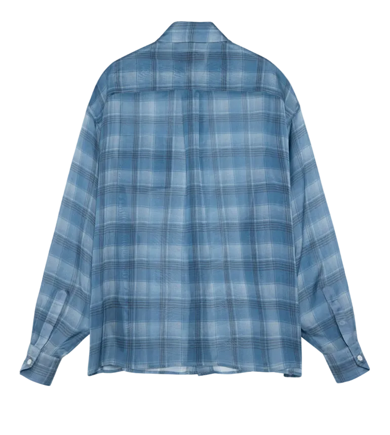 Silk Shirt Avio Check - Avio