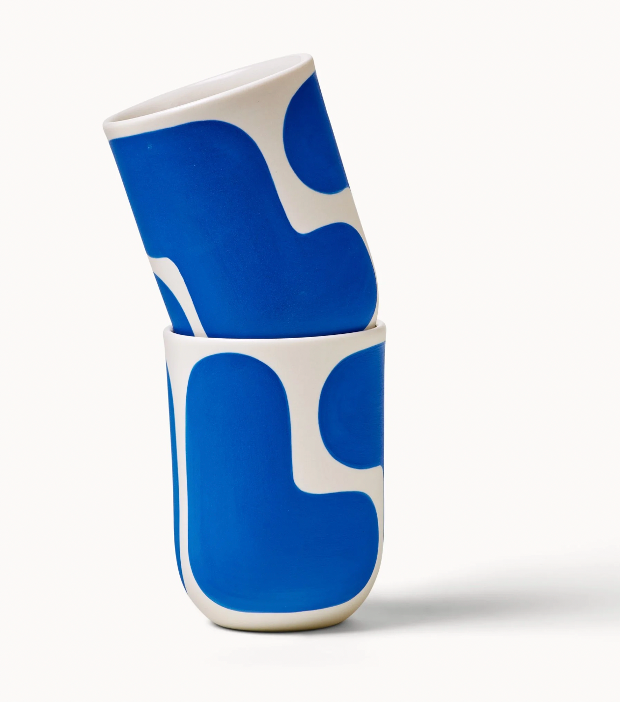 Coffee Cup - Cobalt Color Block