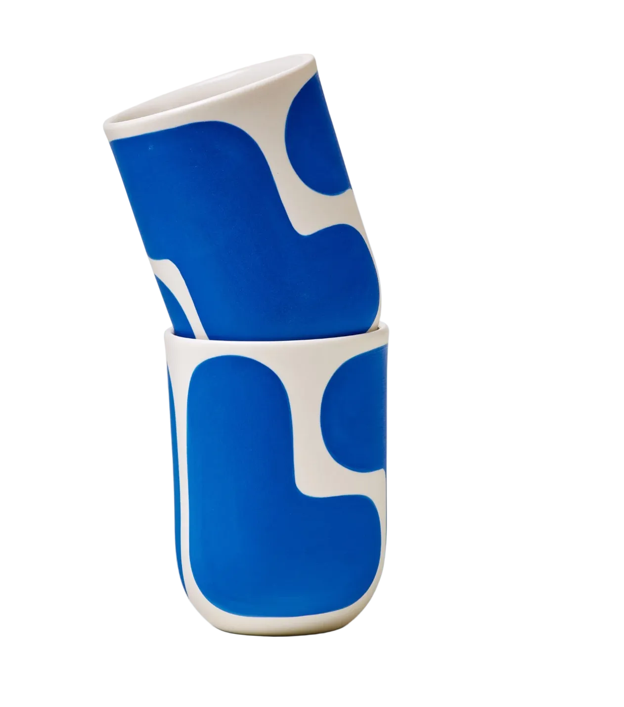 Coffee Cup - Cobalt Color Block