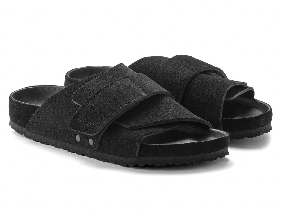 Kyoto Exquisite Suede – Black (Narrow Fit)