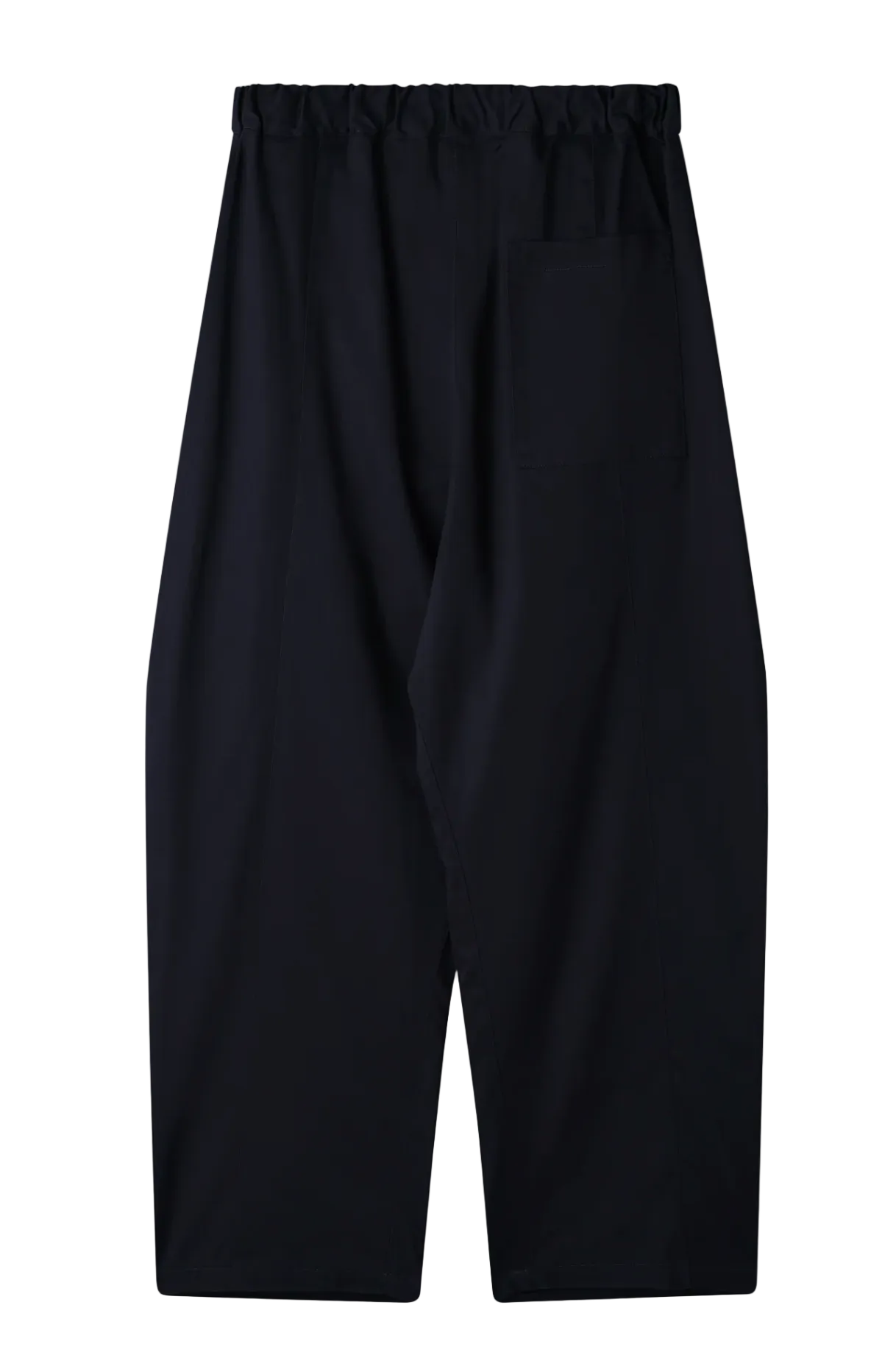 Box Pleat Trouser - Navy