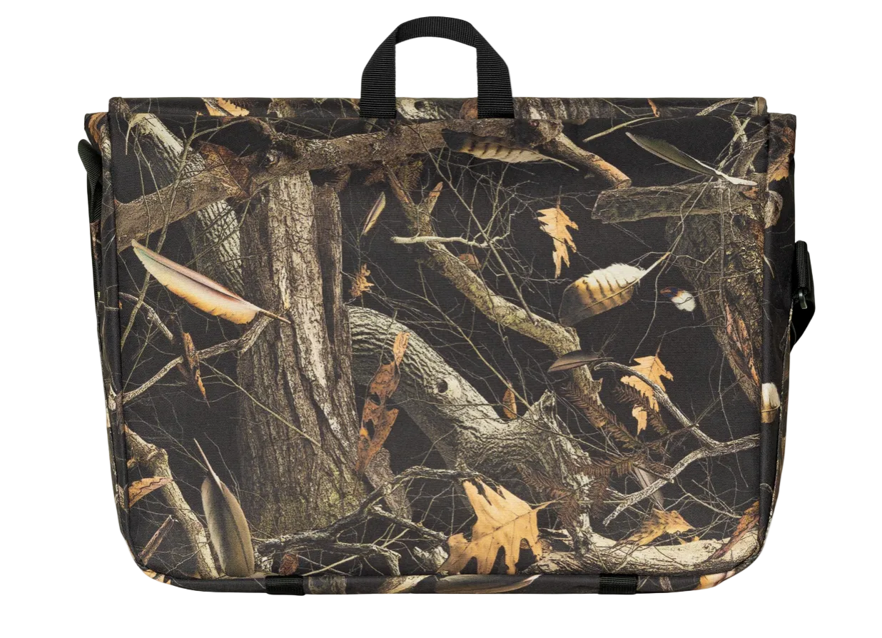 Jake Messenger Bag - Camo Feather Tree/Black