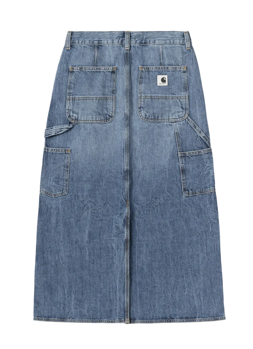 Women's Double Knee Skirt Long - Blue