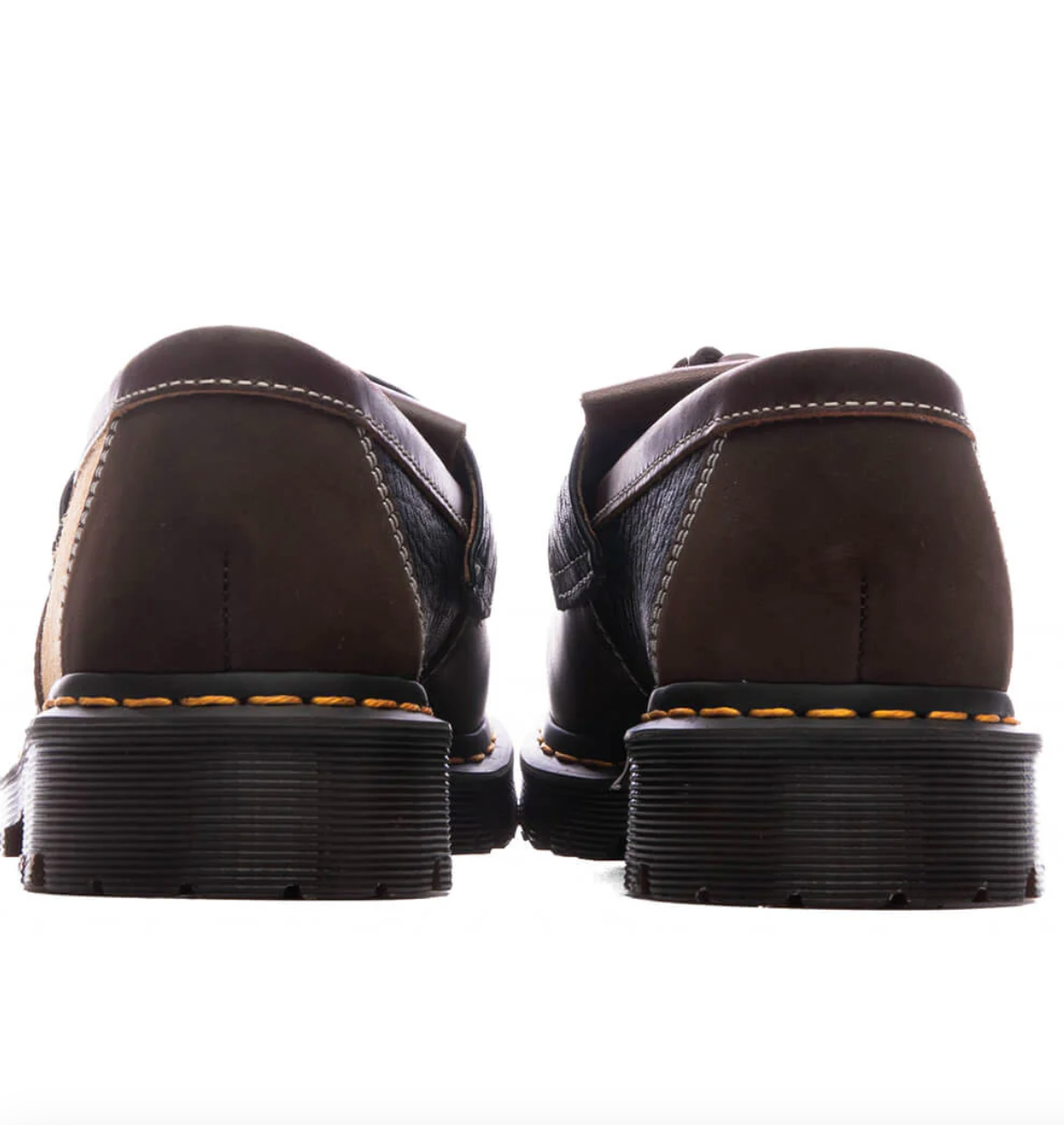 Adrian Patchwork Loafers - Butterscotch/Dark Brown
