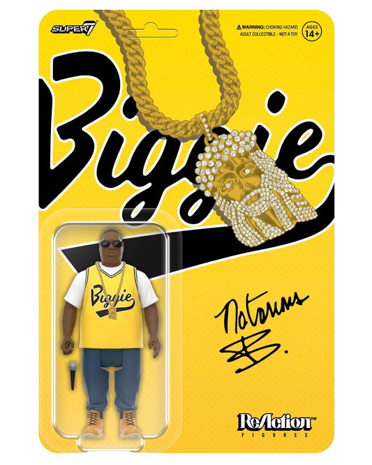 Notorious B.I.G. ReAction Figures Wave 04 - Notorious B.I.G. (Yellow Jersey)