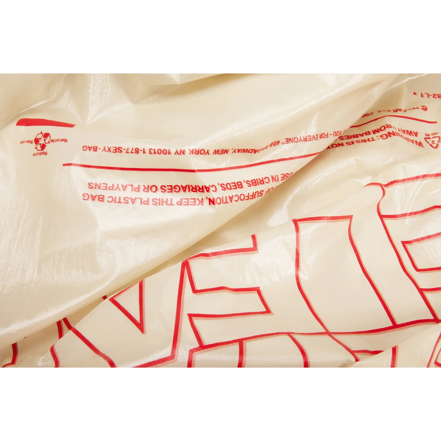 Medium Telfar Plastic Bag - Nude