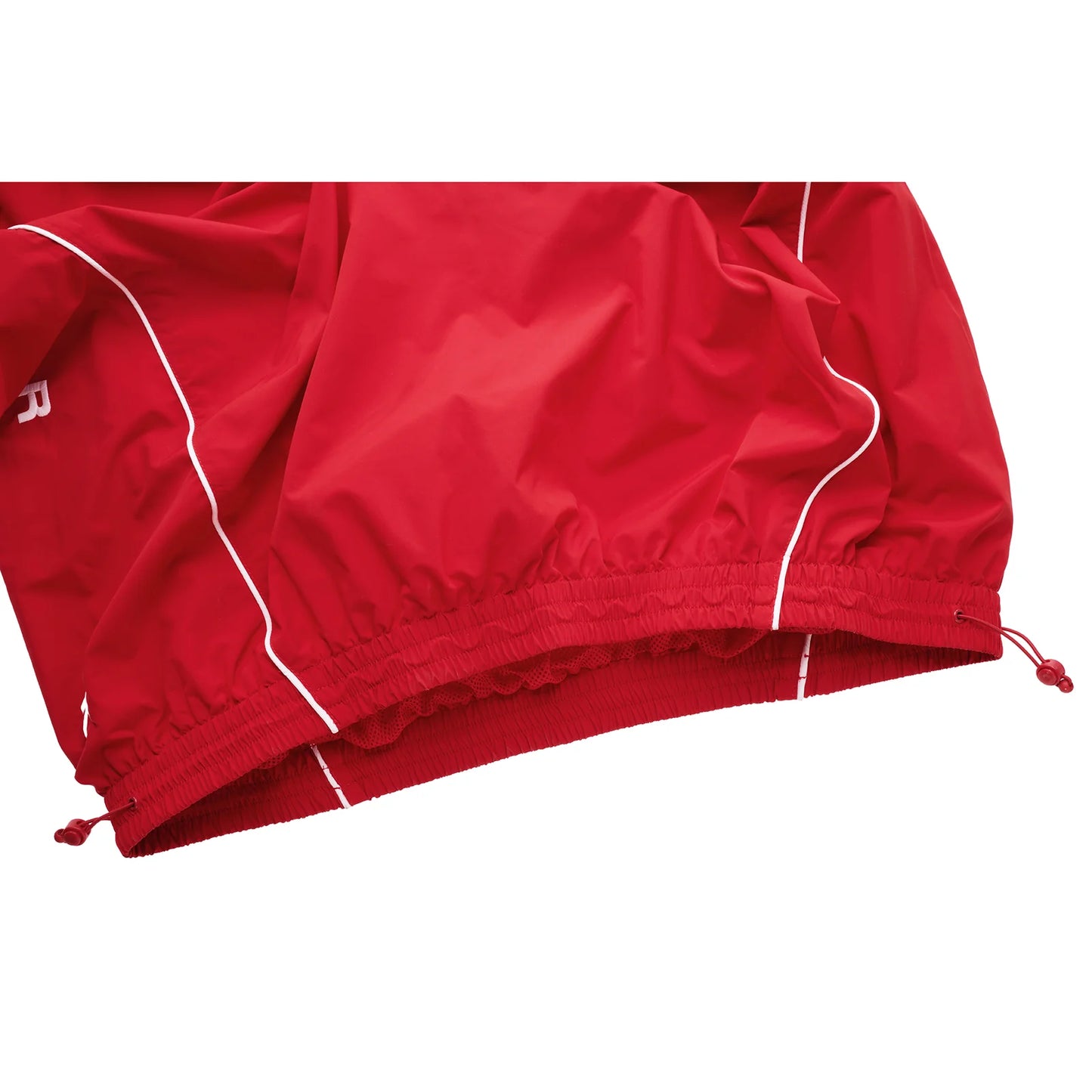 Upside Down Windbreaker Gown - Red
