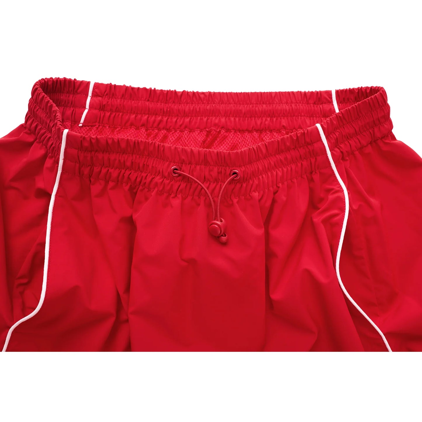 Upside Down Windbreaker Pant - Red