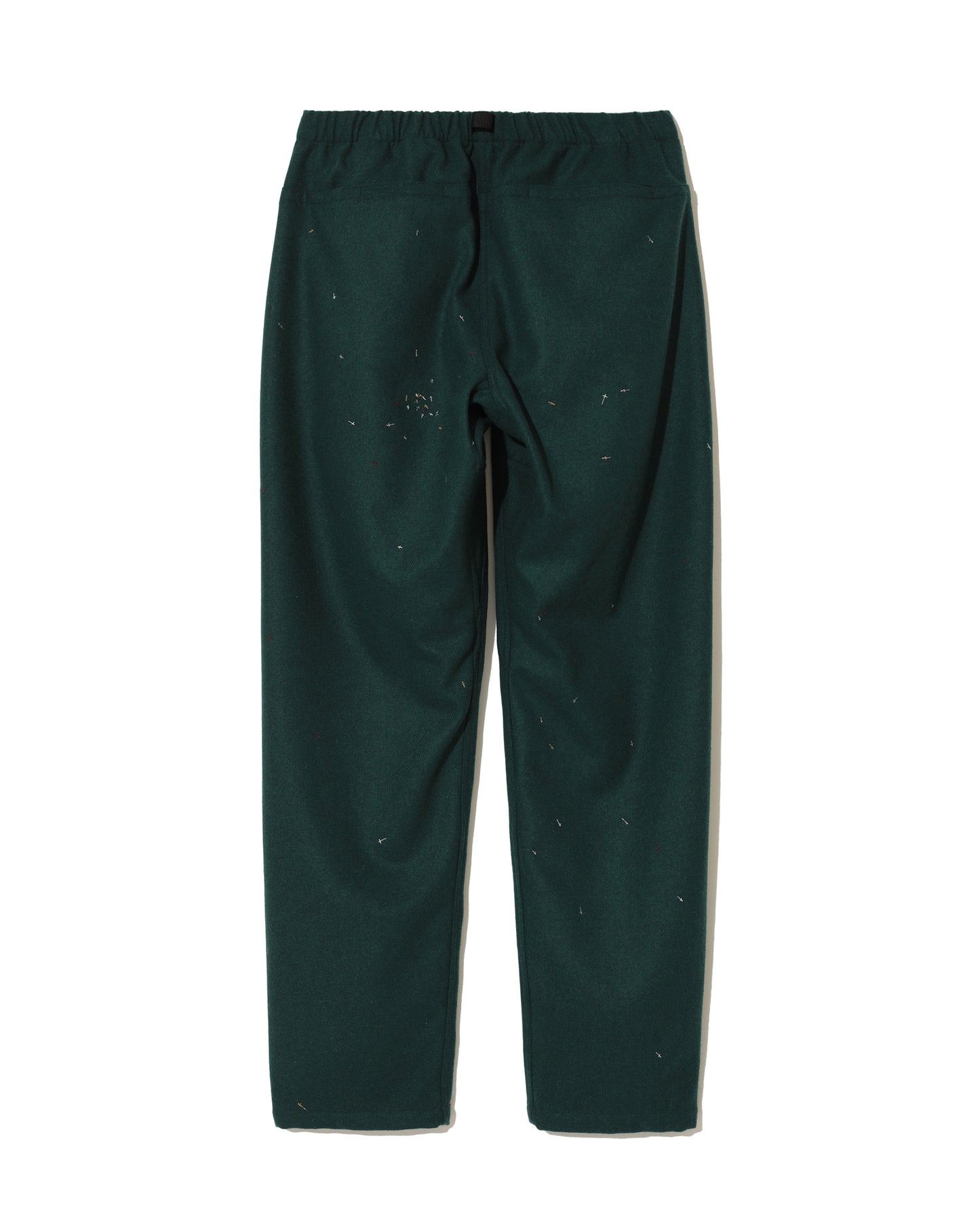 Wool Blend Belted Trouser