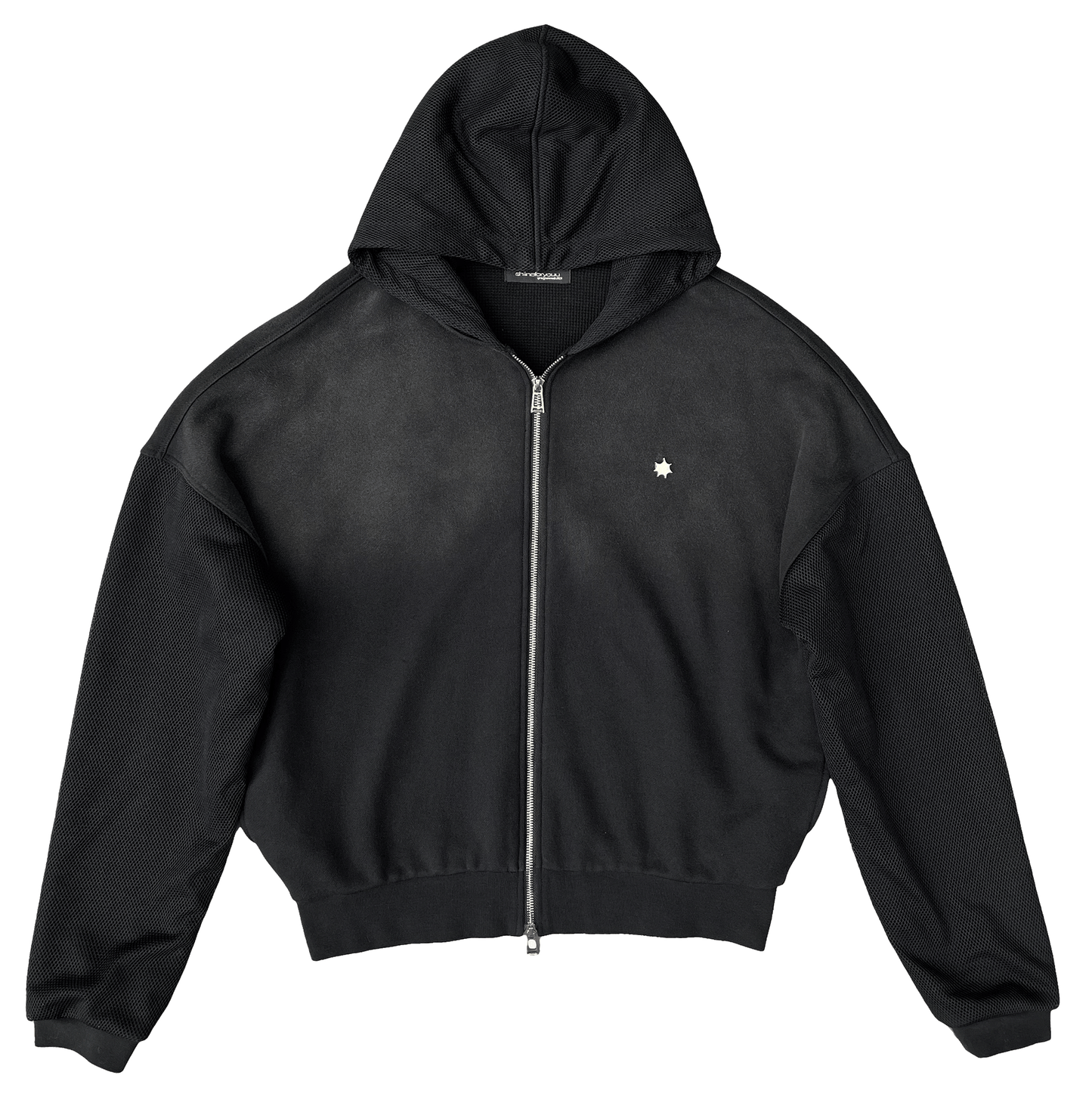 Double Platinum Full Zip Hoodie - Jet Black