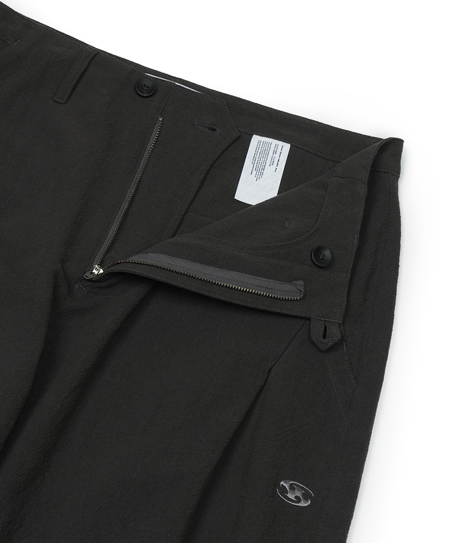 Weave Taped Pants - Grey
