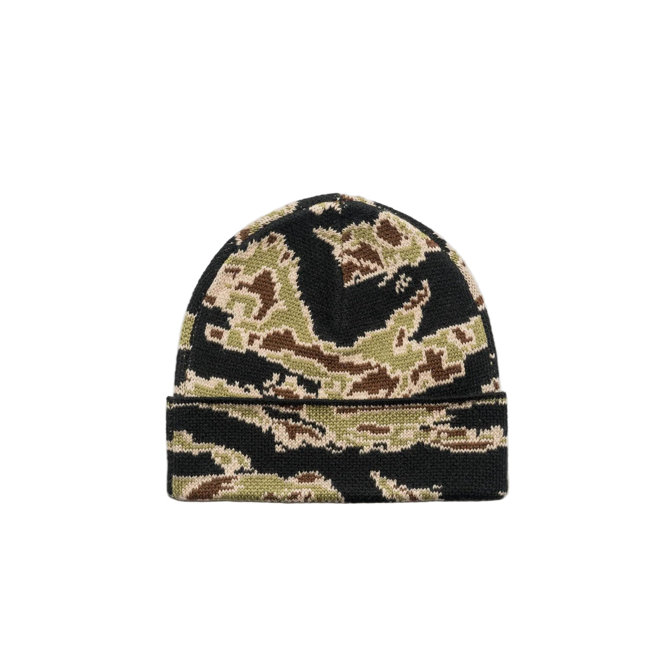 2011 Maharishi Camo Knit Beanie - Mint Gold