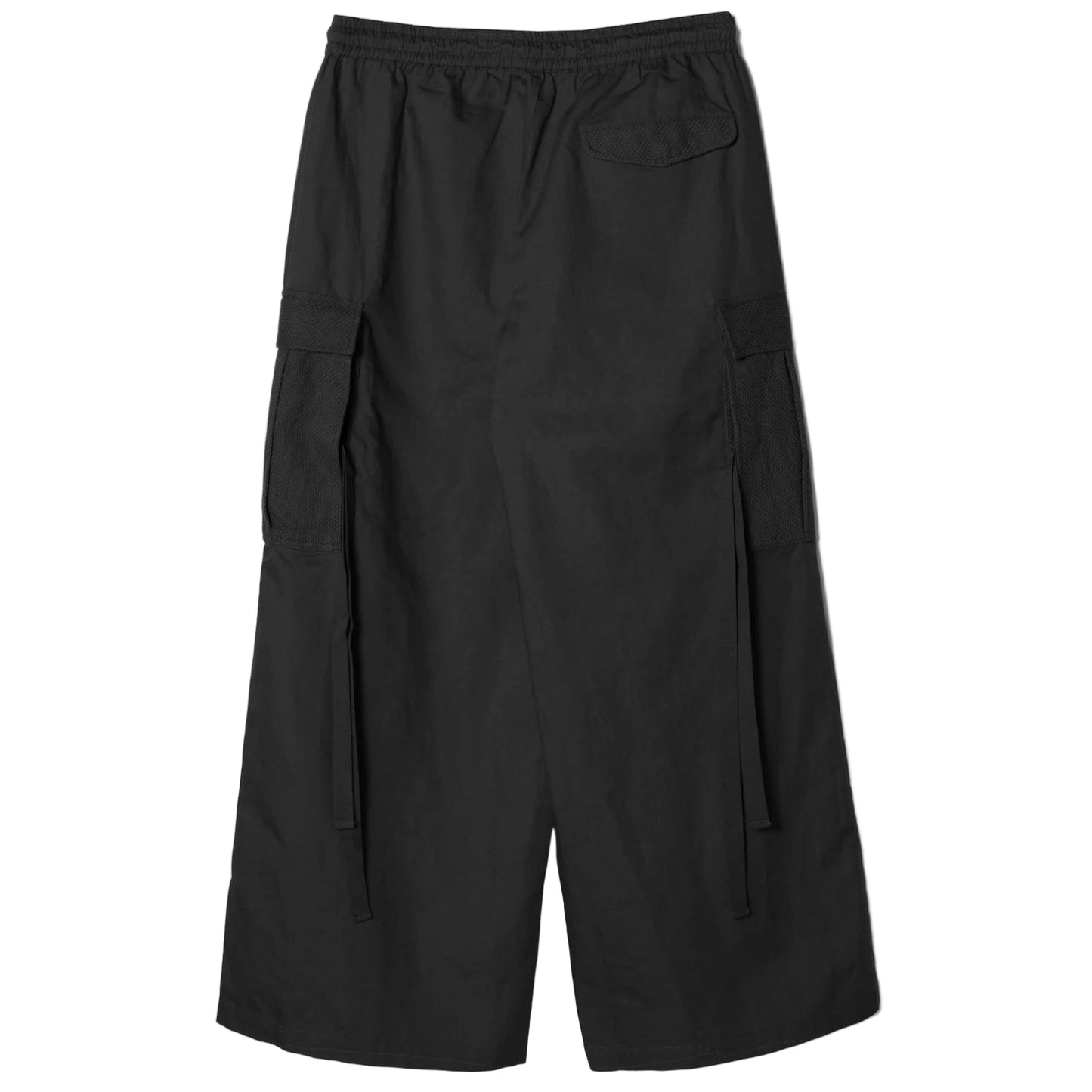 7099 Hemp Hakama Cargo Track Pants - Black