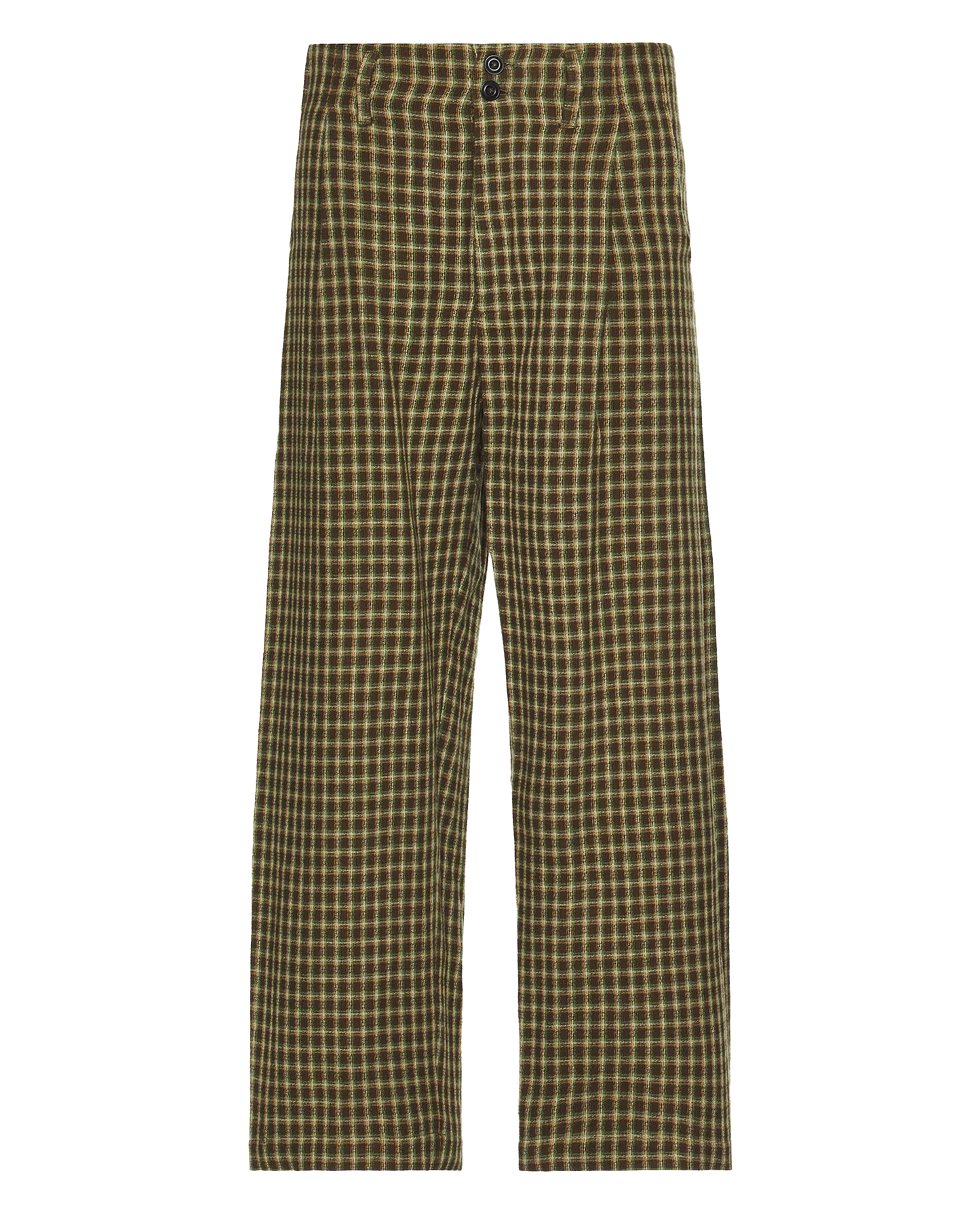 Wide Leg Pleated Trousers