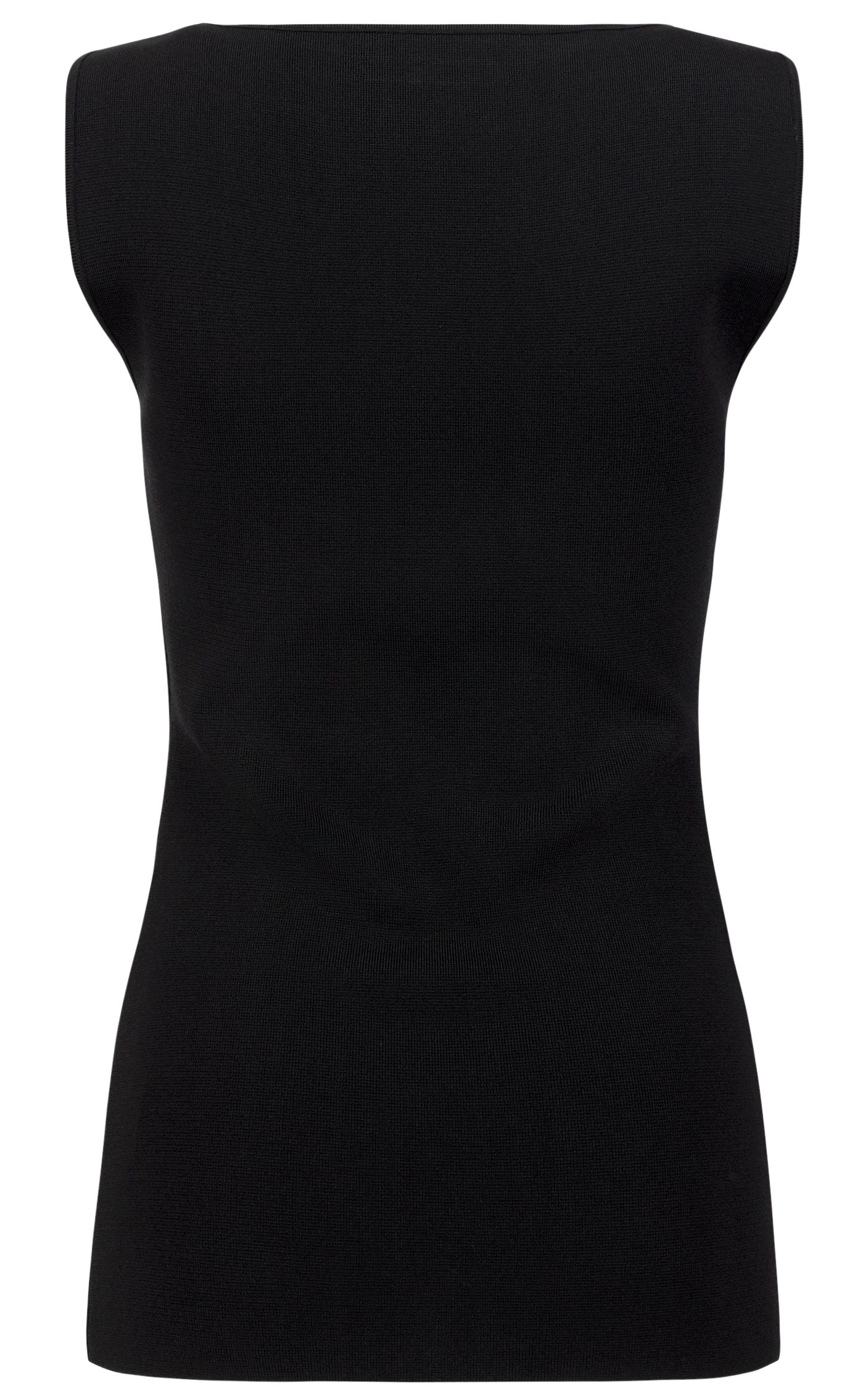Boat Neck Top - Black