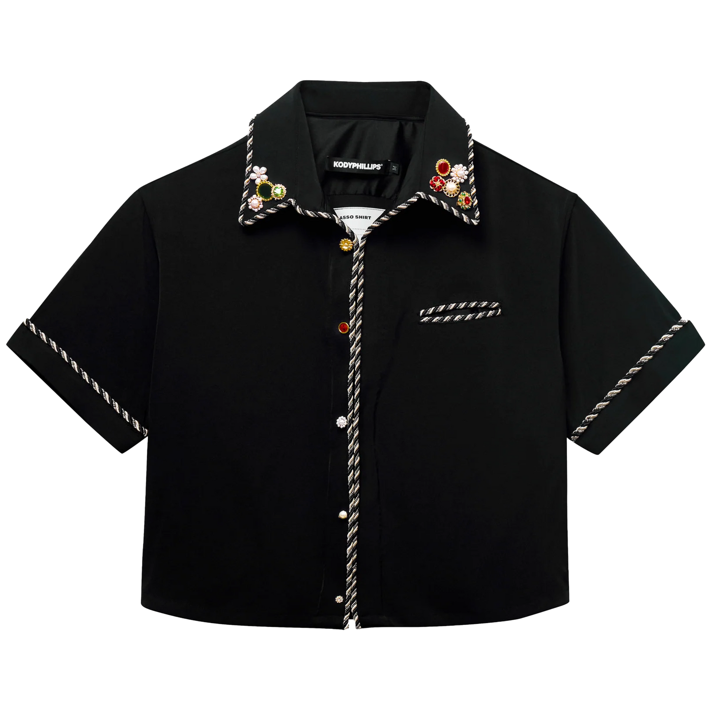 Embellished S/S Lasso Shirt