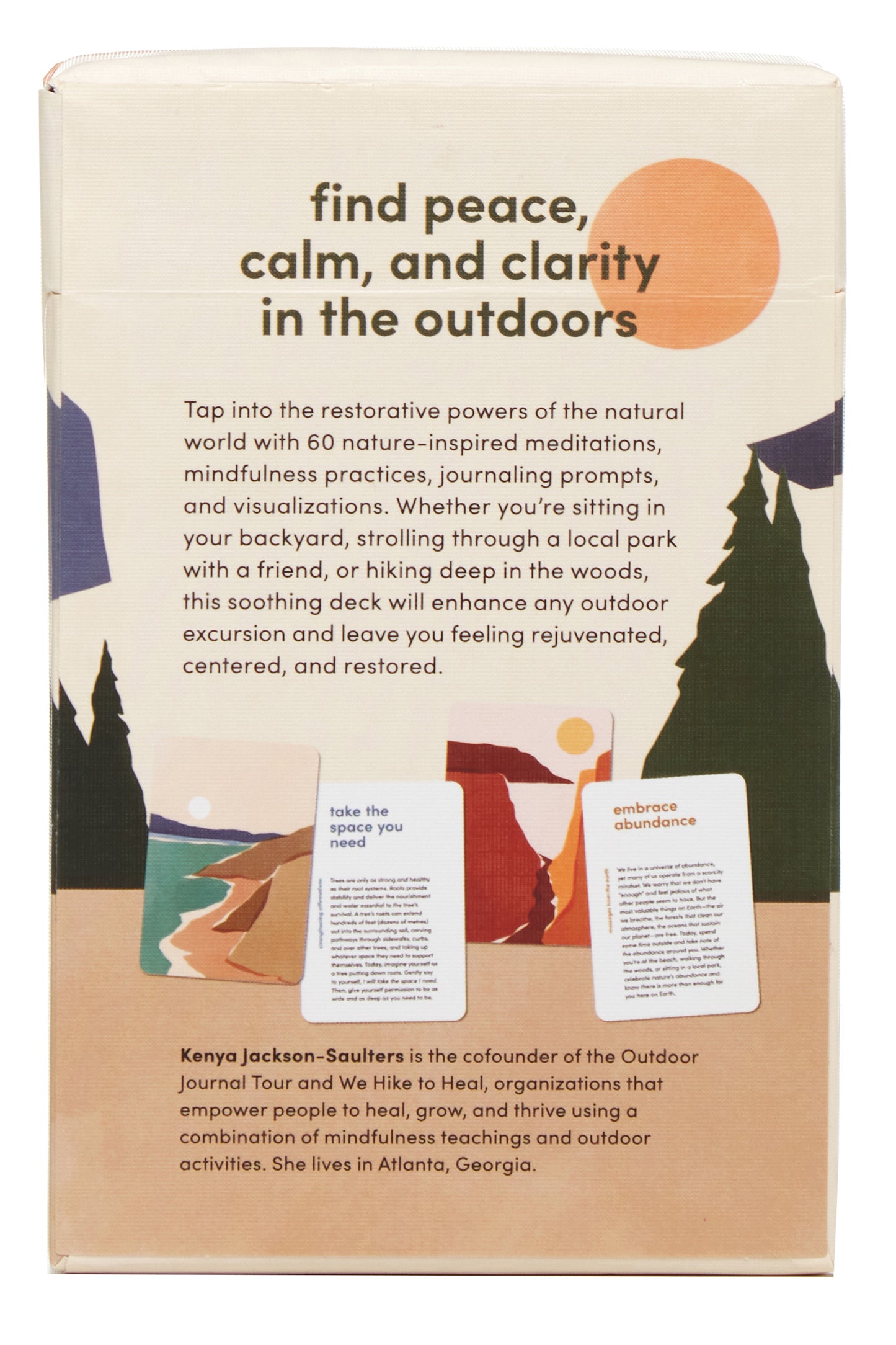 Nature Meditations Deck: Simple Mindfulness Practices Inspired by the Natural World