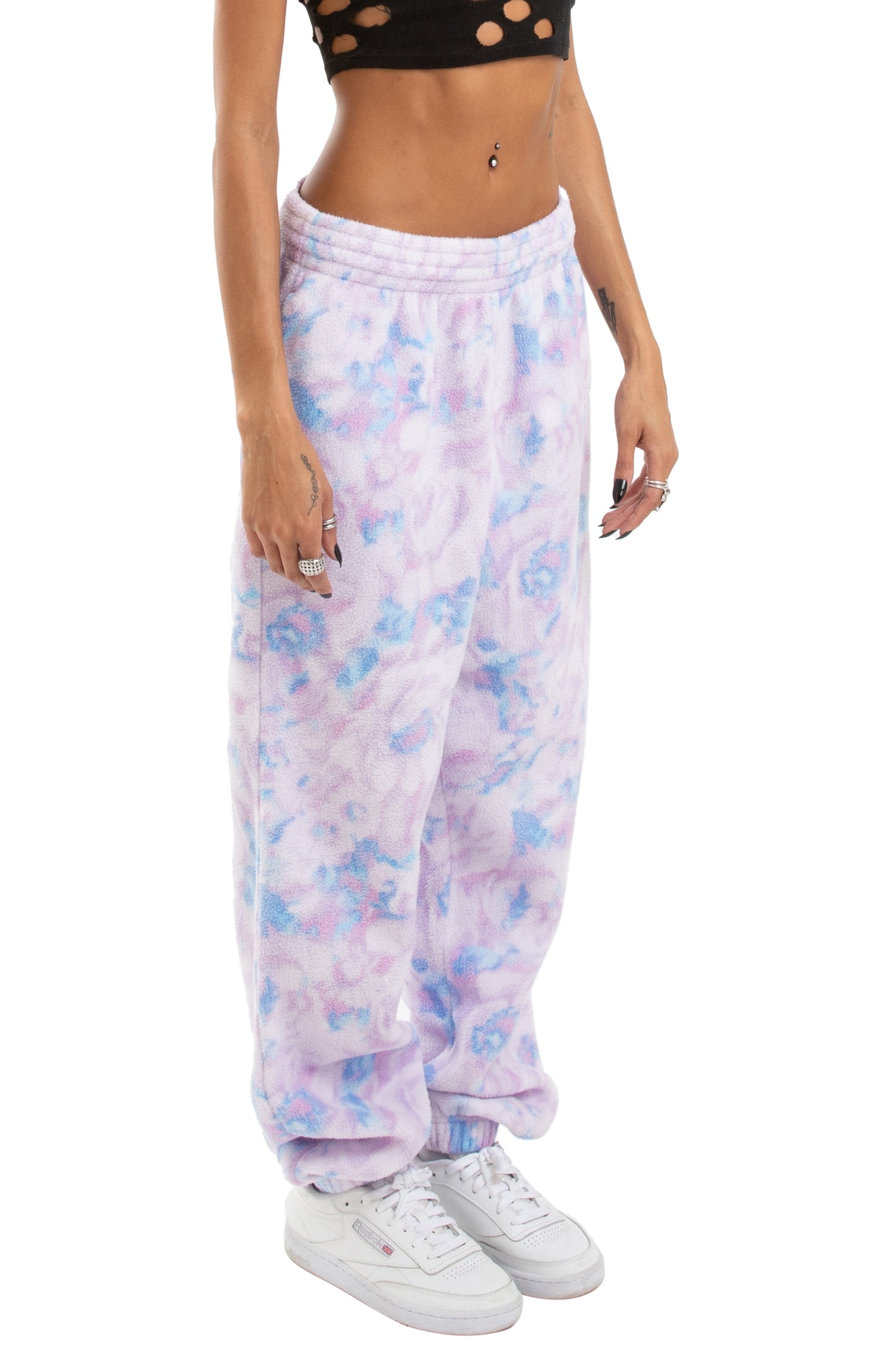 Floral Fleece Pants