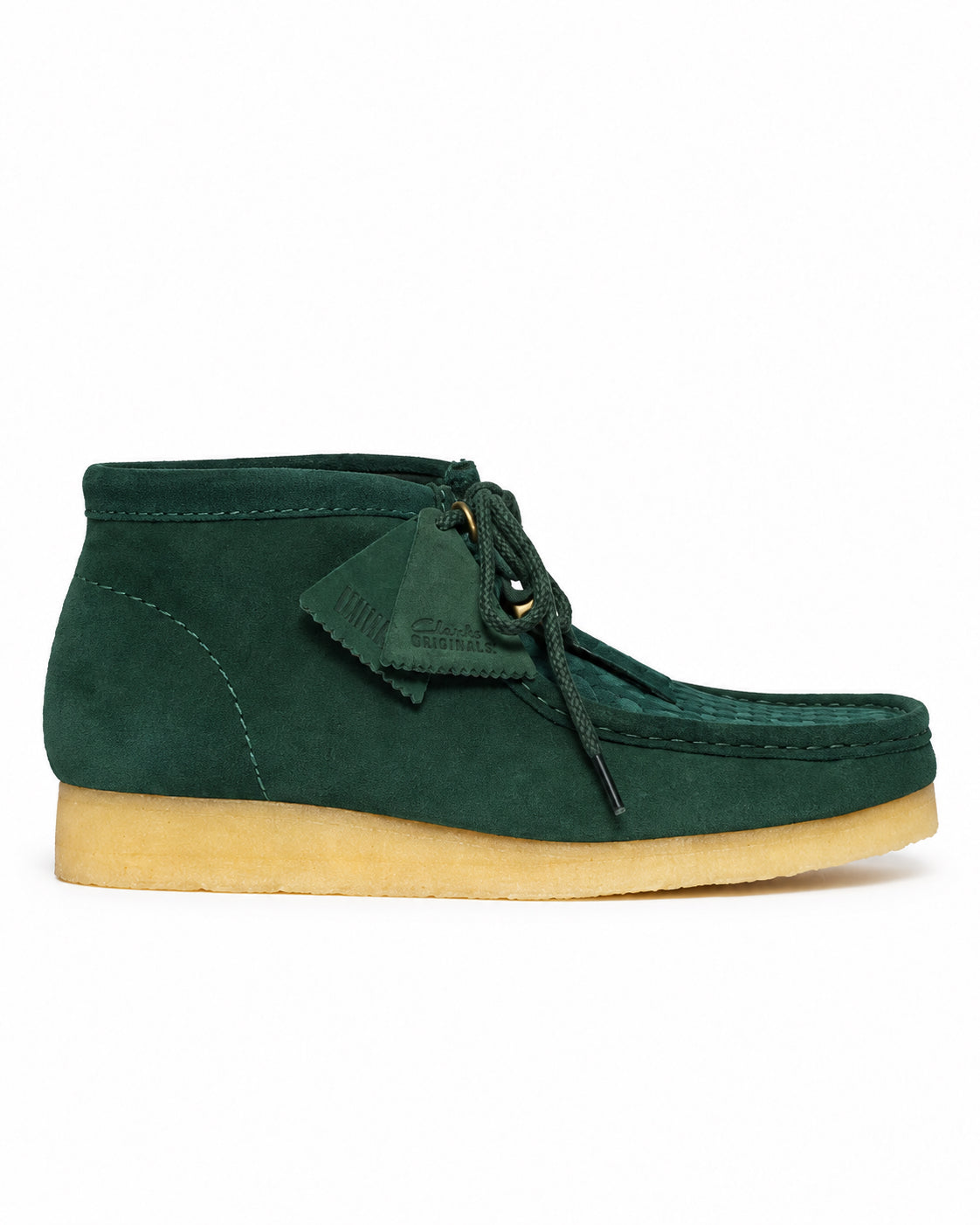 Wallabee Boot - Forest Green Weave