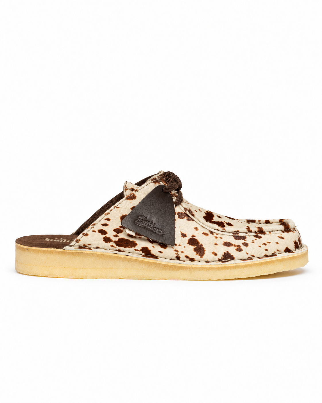 Desert Nomad Mule - Brown Cow Print