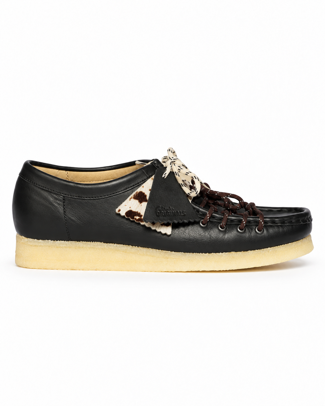 Wallabee Lace - Black Combi Leather