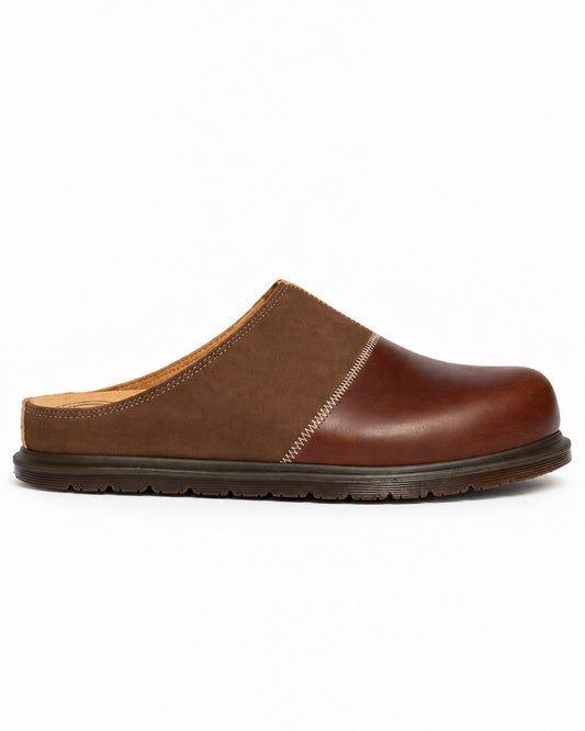 San Patchwork Mule - Butterscotch/Dark Brown
