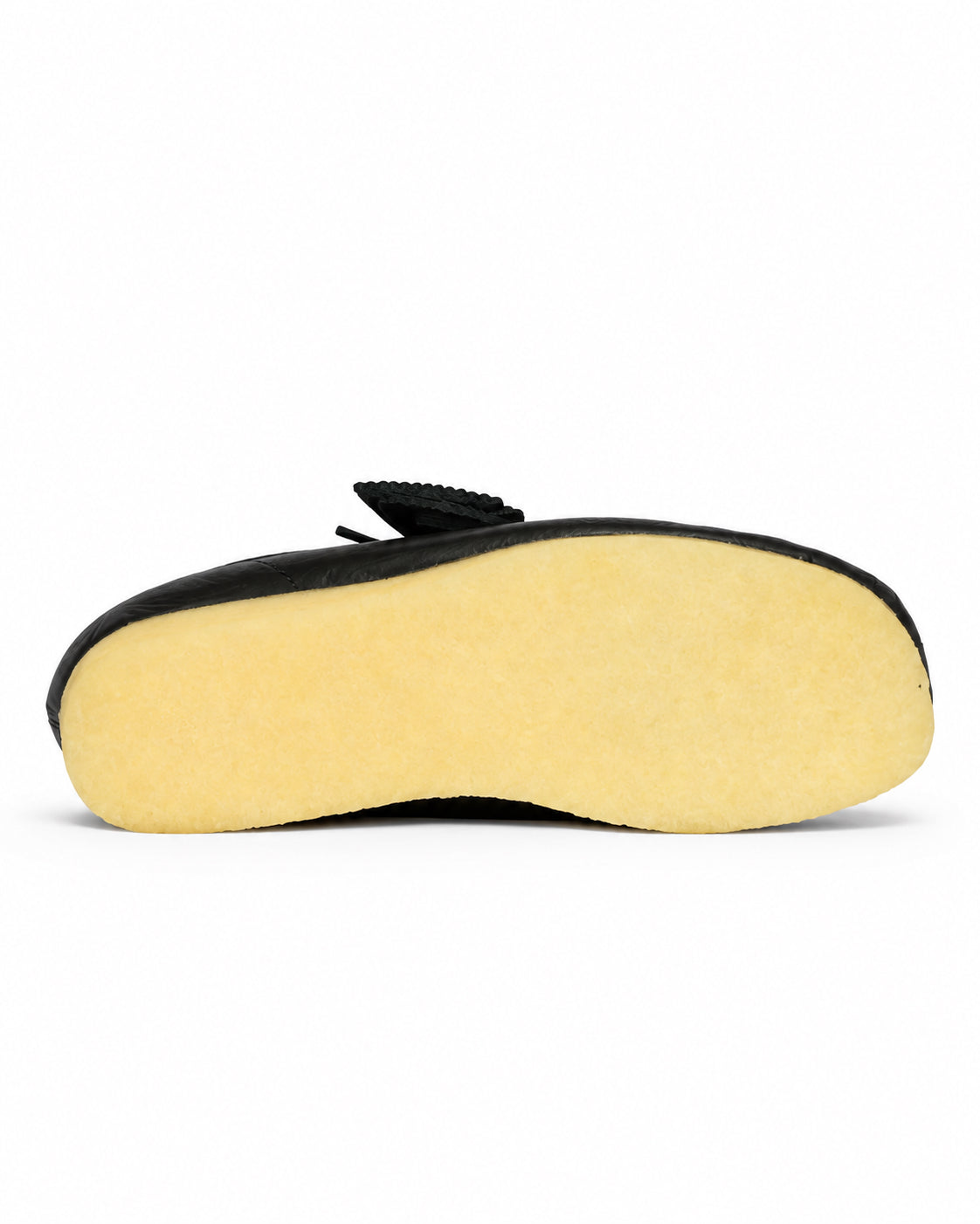Wallabee - Black Leather Embossed