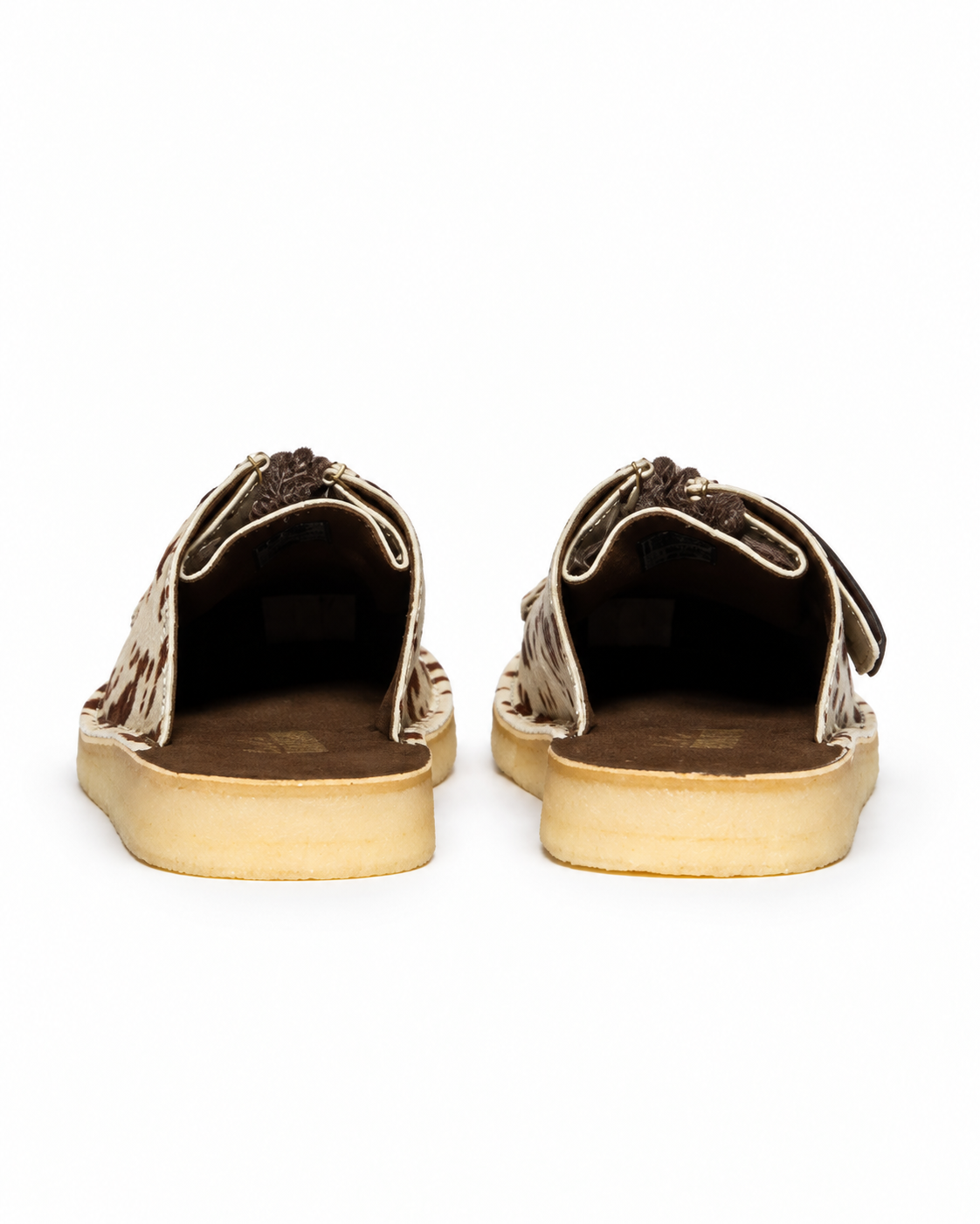 Desert Nomad Mule - Brown Cow Print