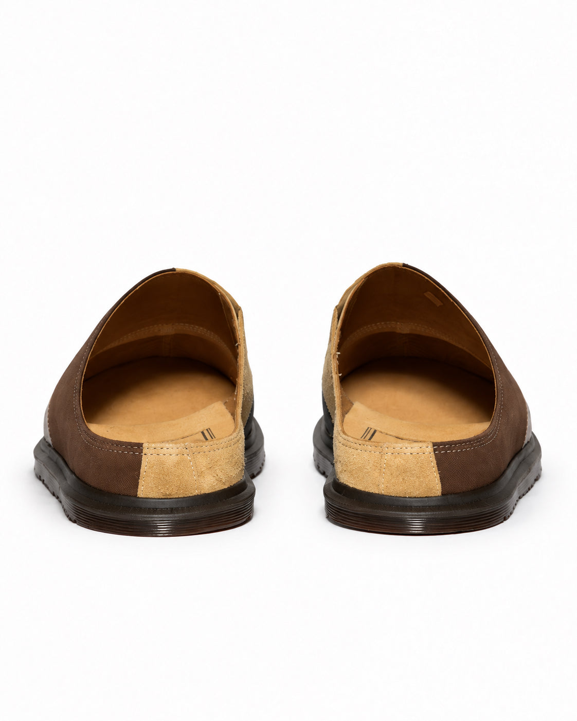 San Patchwork Mule - Butterscotch/Dark Brown