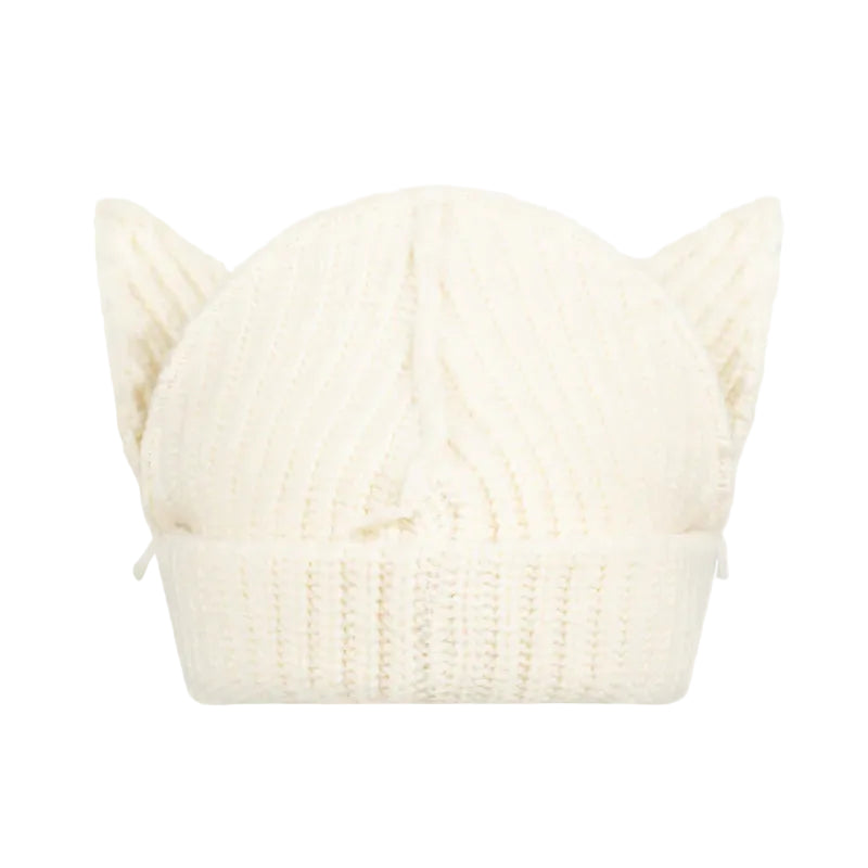 Chunky Ears Beanie - Ecru