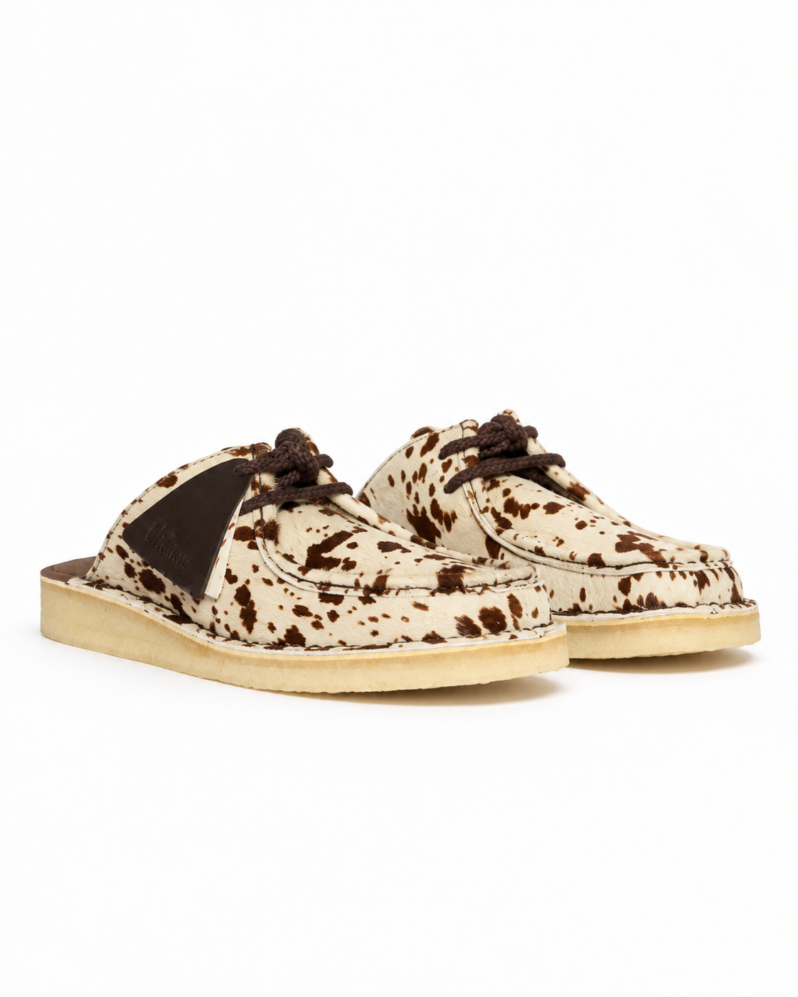 Desert Nomad Mule - Brown Cow Print