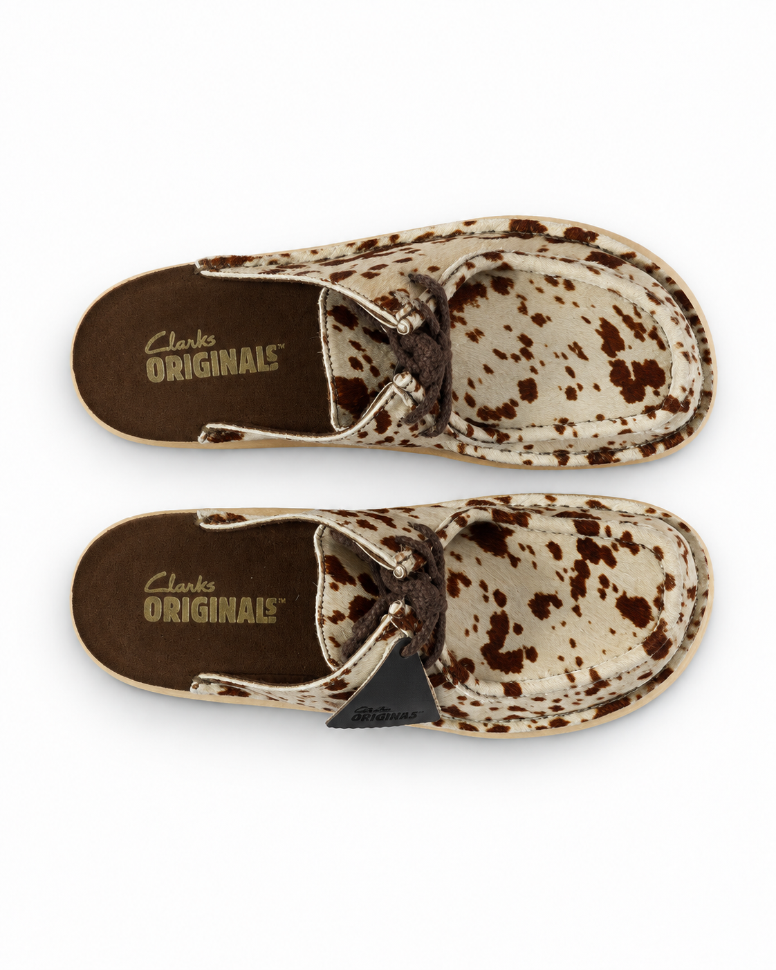 Desert Nomad Mule - Brown Cow Print