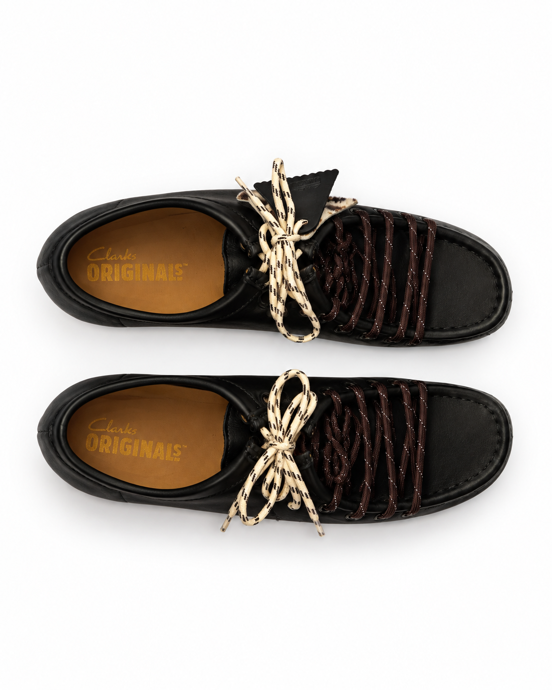 Wallabee Lace - Black Combi Leather